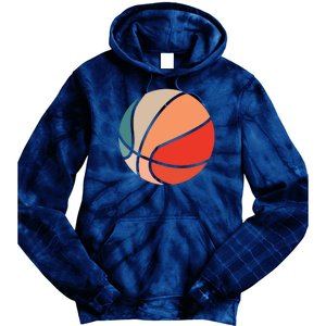 Retro Sunset Basketball Tie Dye Hoodie