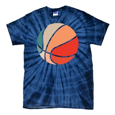 Retro Sunset Basketball Tie-Dye T-Shirt