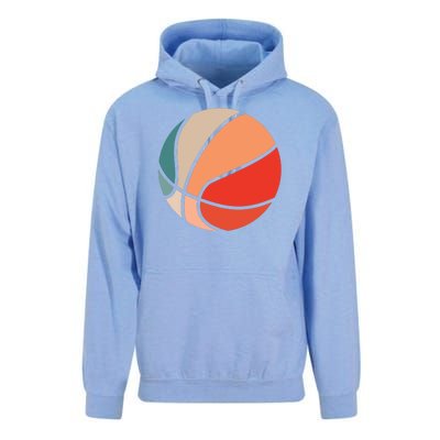 Retro Sunset Basketball Unisex Surf Hoodie