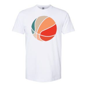 Retro Sunset Basketball Softstyle CVC T-Shirt