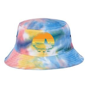 Retro Sunset Boat Tie Dye Newport Bucket Hat