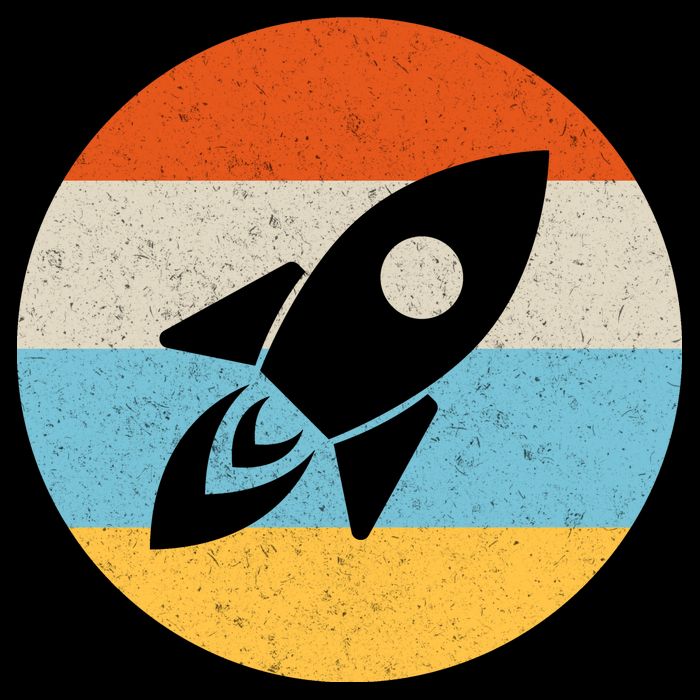 Retro Sunset Spaceship Daily Commute Backpack