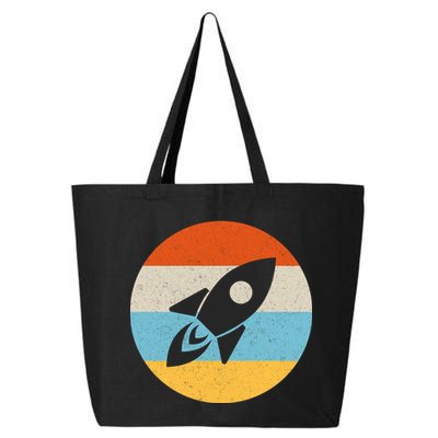 Retro Sunset Spaceship 25L Jumbo Tote