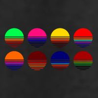Retro Sunsets Cool Comfort Performance Bucket Hat
