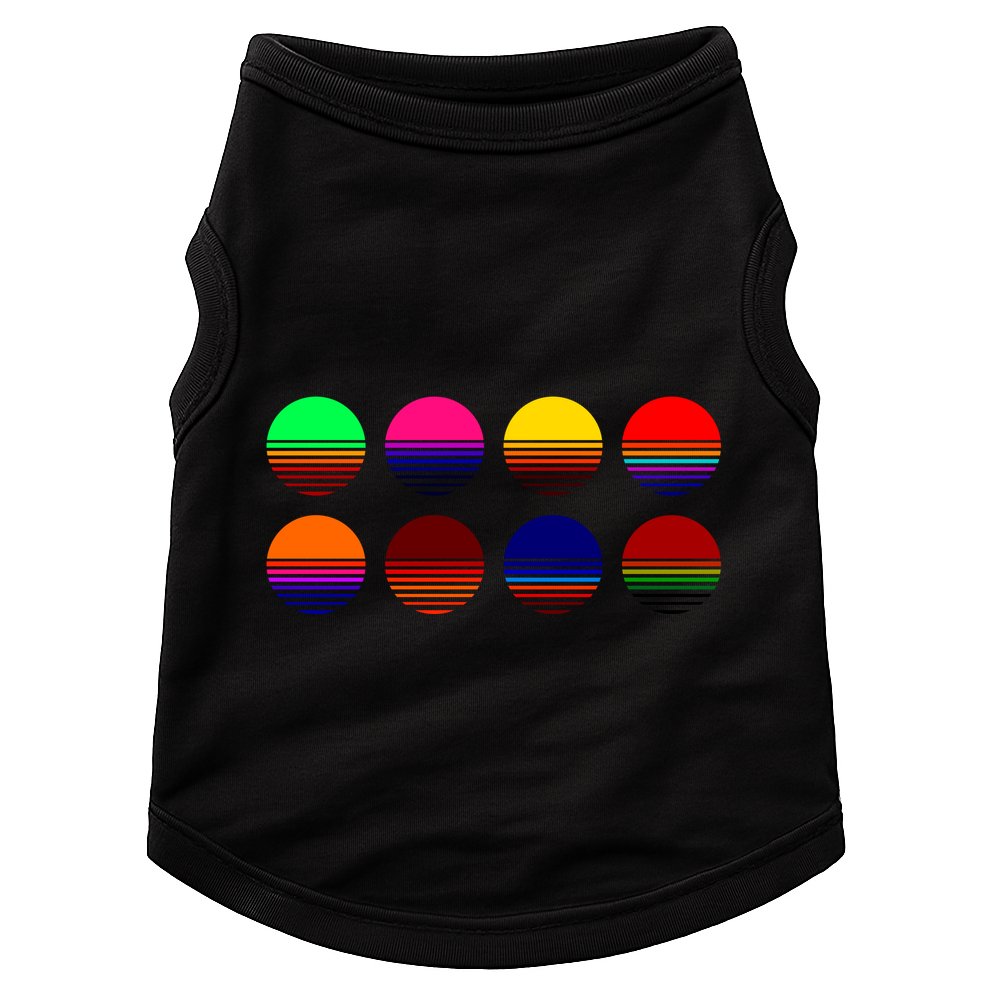 Retro Sunsets Doggie Tank