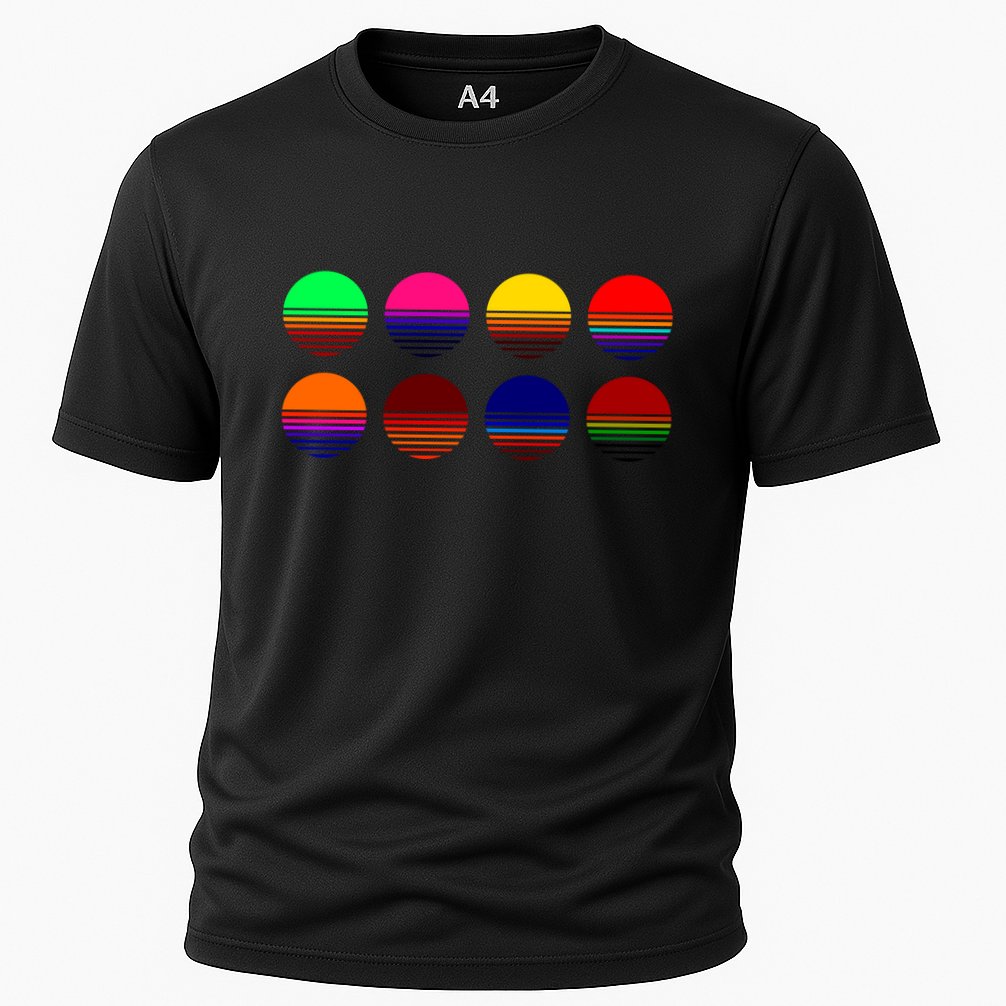 Retro Sunsets Performance Shirt