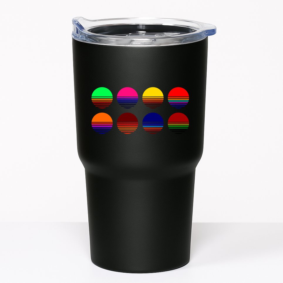 Retro Sunsets Tumbler