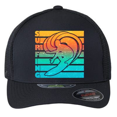 Retro Surfing Flexfit Unipanel Trucker Cap