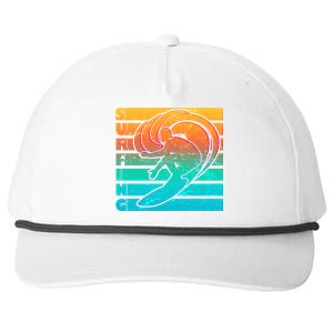 Retro Surfing Snapback Five-Panel Rope Hat