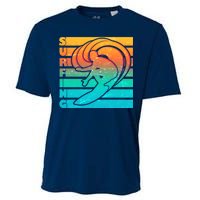 Retro Surfing Cooling Performance Crew T-Shirt