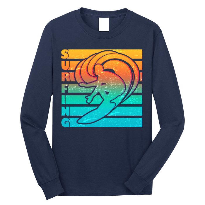 Retro Surfing Long Sleeve Shirt