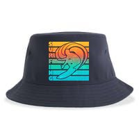 Retro Surfing Sustainable Bucket Hat