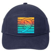 Retro Surfing 7-Panel Snapback Hat