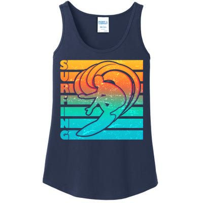 Retro Surfing Ladies Essential Tank