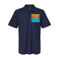 Retro Surfing Softstyle Adult Sport Polo