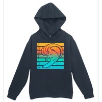 Retro Surfing Urban Pullover Hoodie