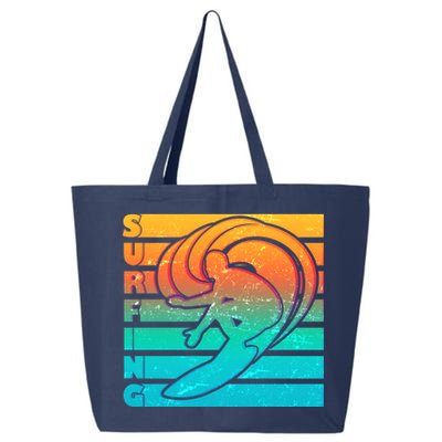 Retro Surfing 25L Jumbo Tote