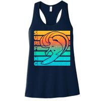 Retro Surfing Women's Racerback Tank