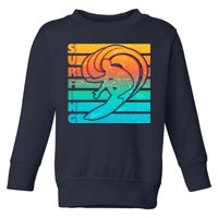 Retro Surfing Toddler Sweatshirt