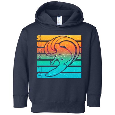 Retro Surfing Toddler Hoodie