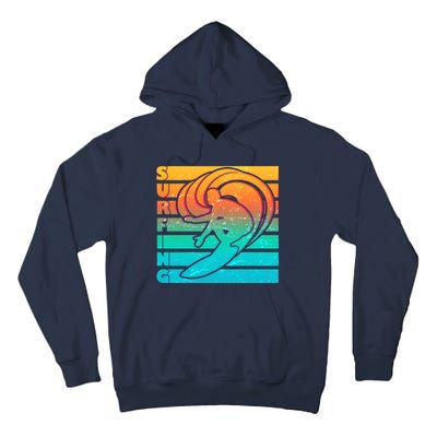 Retro Surfing Tall Hoodie