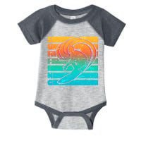 Retro Surfing Infant Baby Jersey Bodysuit