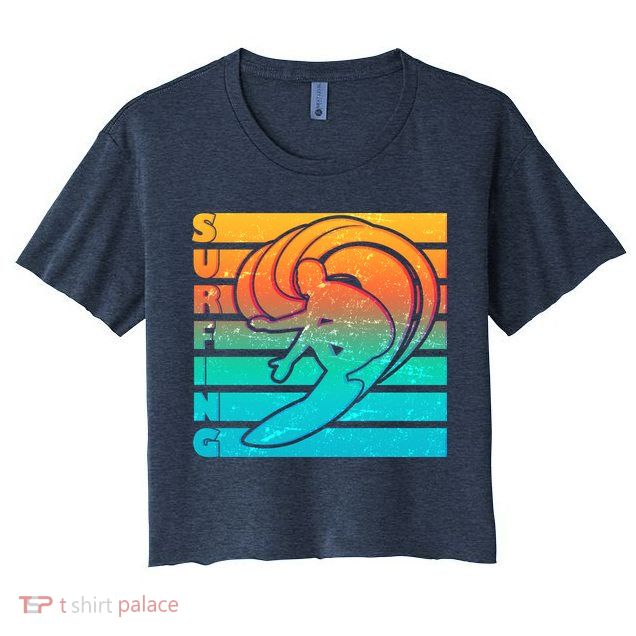 Retro Surfing Crop Top