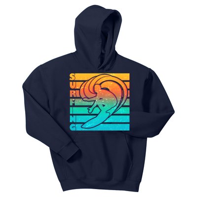 Retro Surfing Kids Hoodie