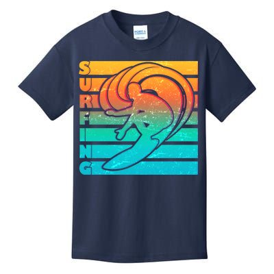 Retro Surfing Kids T-Shirt