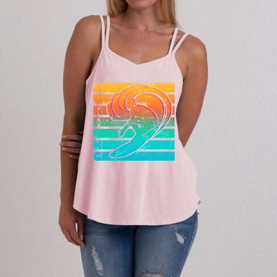 Retro Surfing Women's Strappy Tank