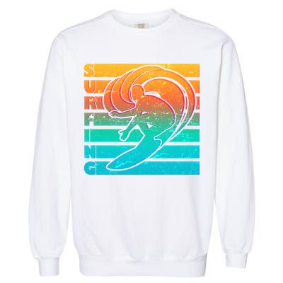 Retro Surfing Garment-Dyed Sweatshirt