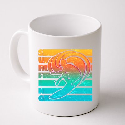 Retro Surfing Coffee Mug