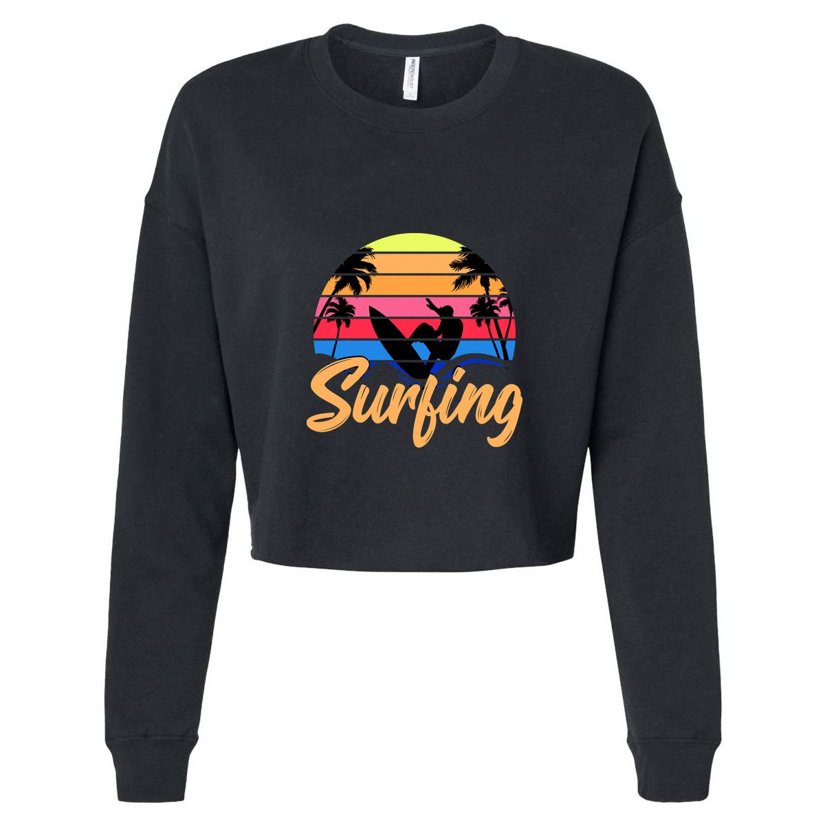 Retro Surfing Logo Cool Comfort Performance Bucket Hat