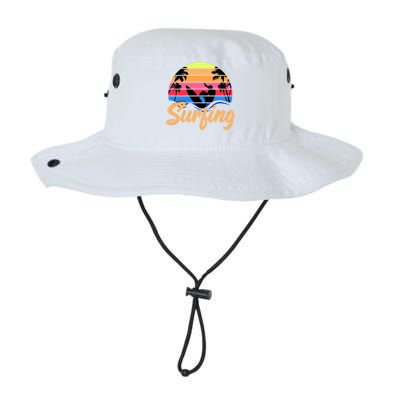 Retro Surfing Logo Legacy Cool Fit Booney Bucket Hat