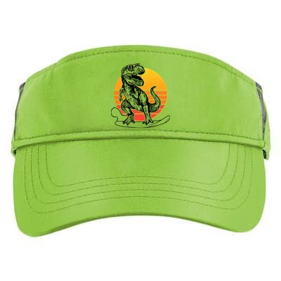 Retro Surfing T-Rex Adult Drive Performance Visor