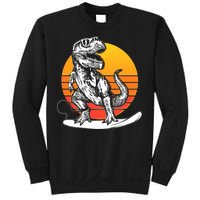 Retro Surfing T-Rex Sweatshirt