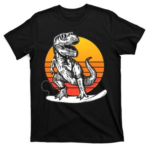 Retro Surfing T-Rex T-Shirt