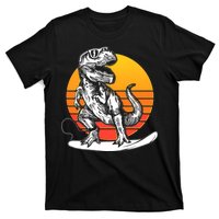 Retro Surfing T-Rex T-Shirt