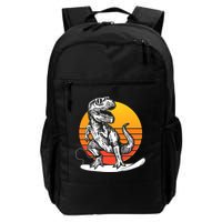 Retro Surfing T-Rex Backpack