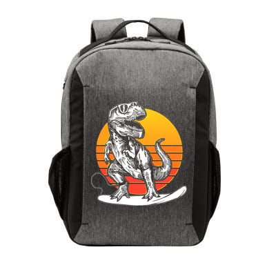 Retro Surfing T-Rex Vector Backpack
