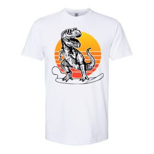 Retro Surfing T-Rex Softstyle CVC T-Shirt