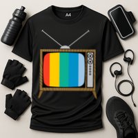 Retro T.V. Color Screen Performance Shirt