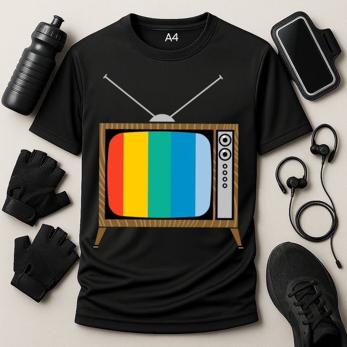 Retro T.V. Color Screen Performance Shirt