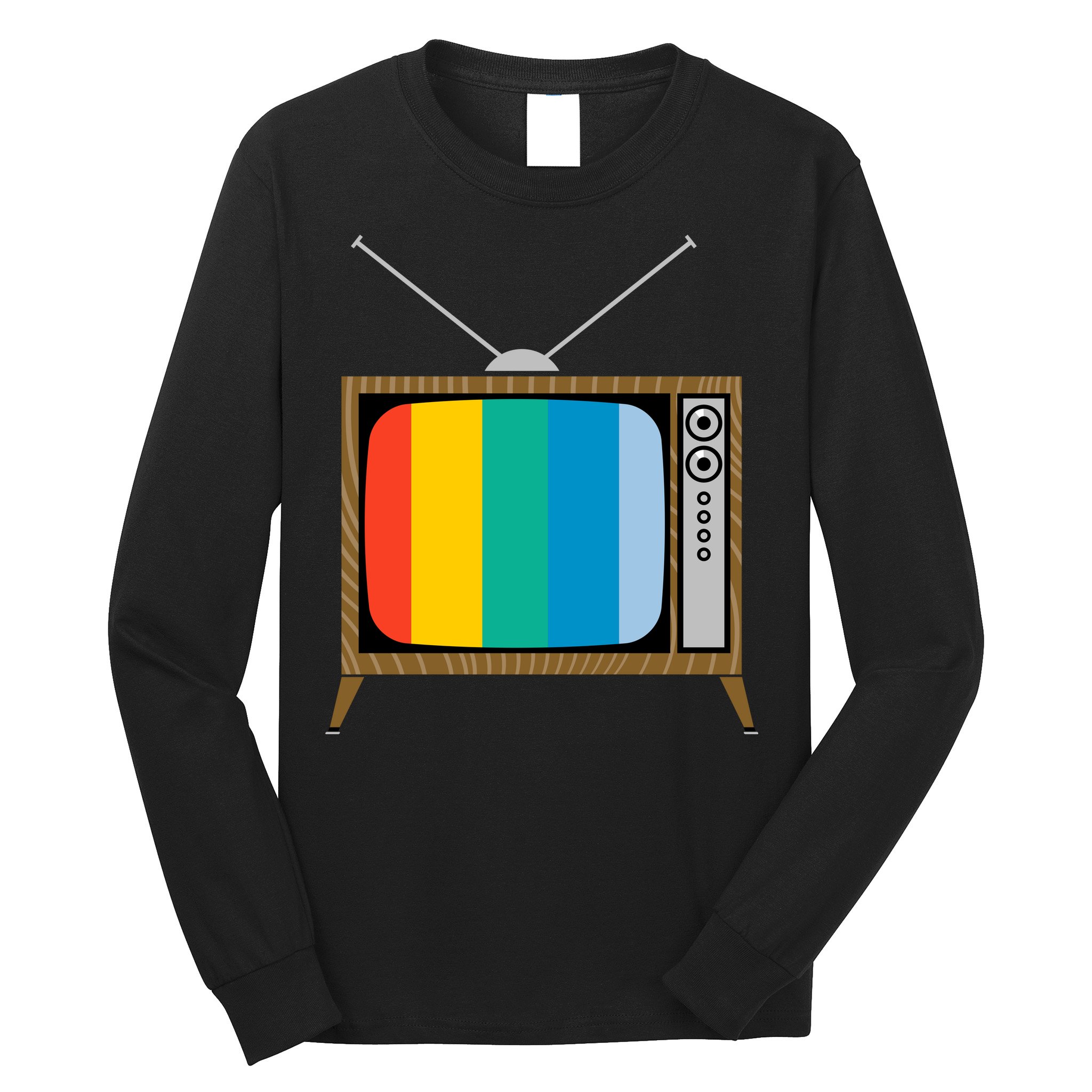 Retro T.V. Color Screen Long Sleeve Shirt