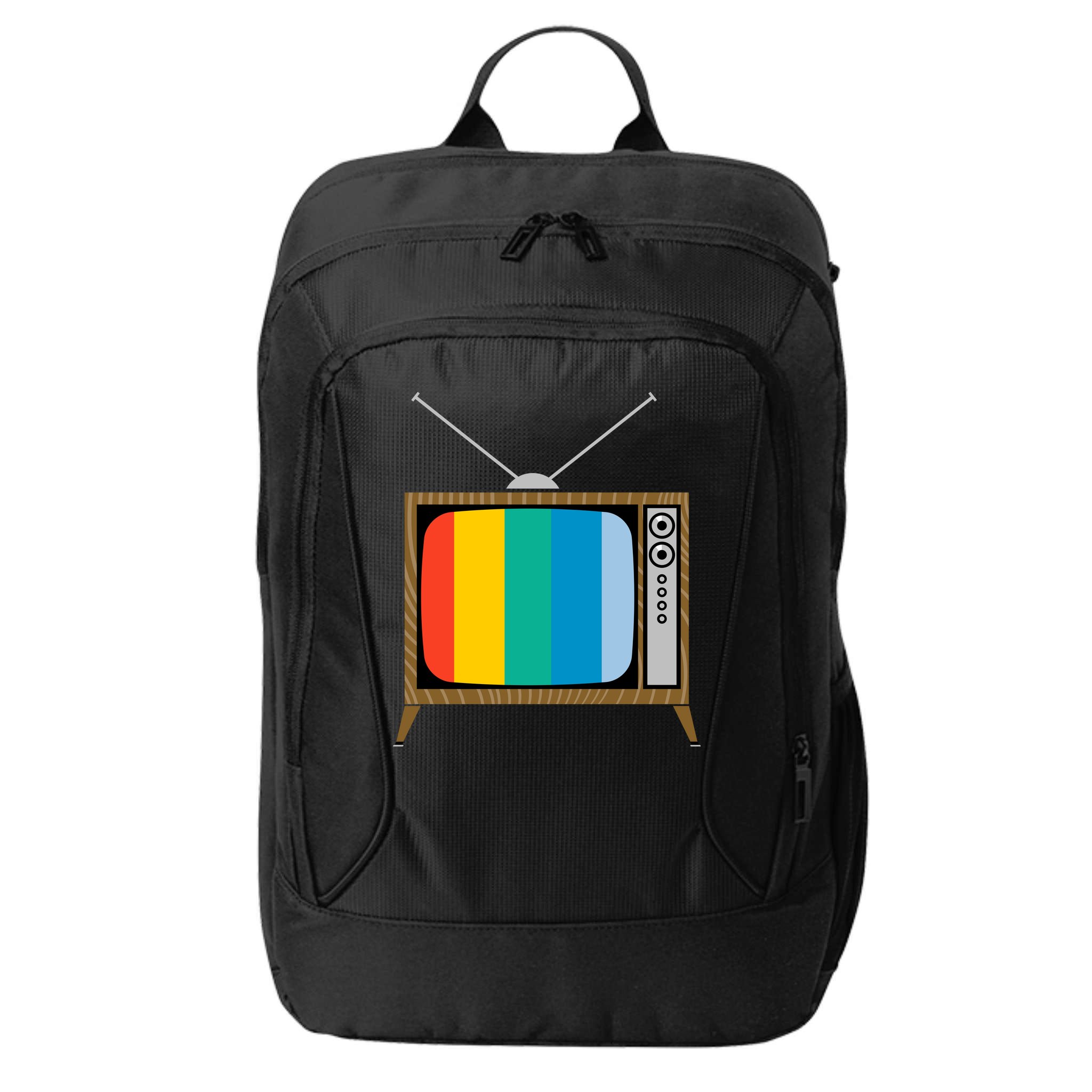 Retro T.V. Color Screen City Backpack