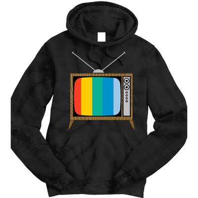 Retro T.V. Color Screen Tie Dye Hoodie