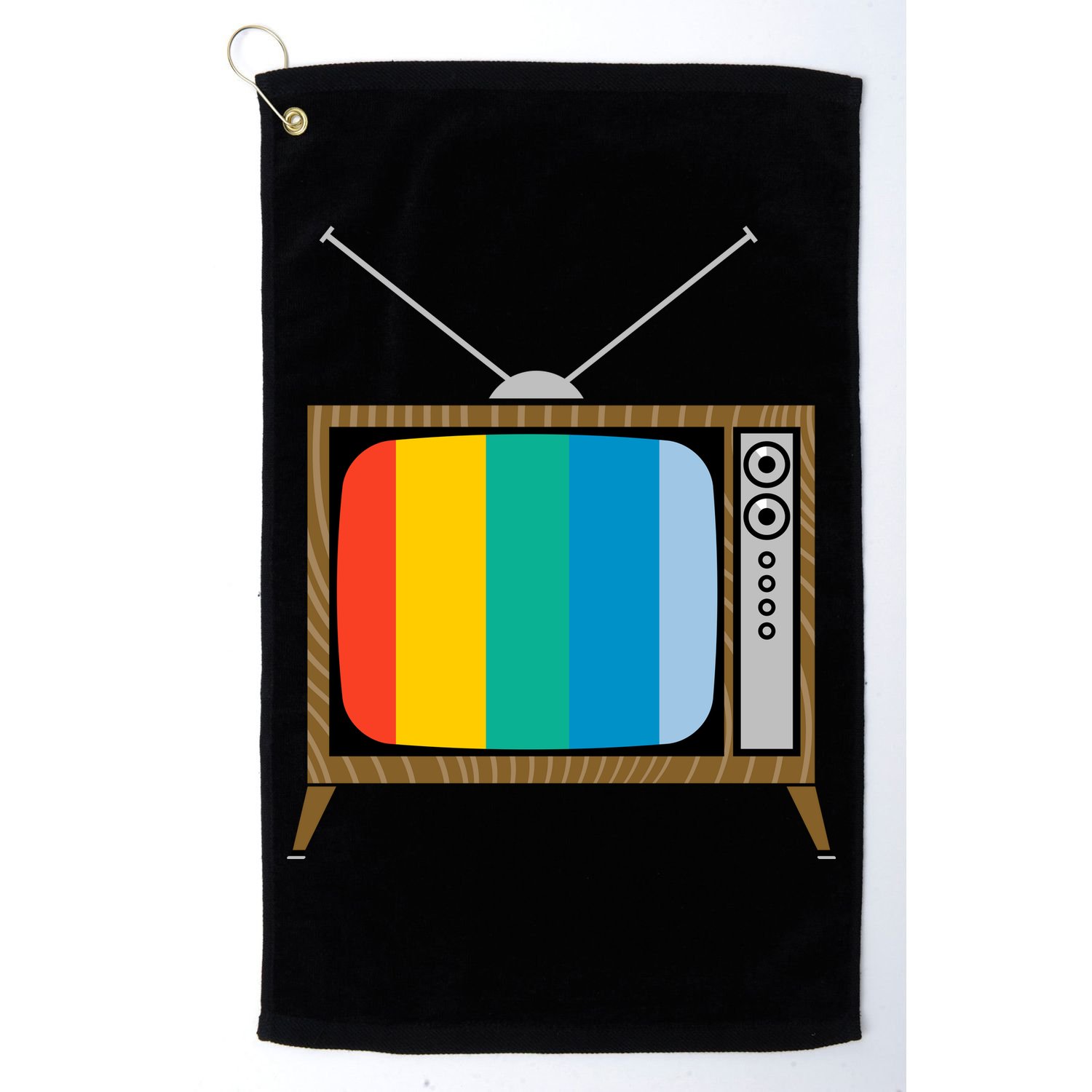 Retro T.V. Color Screen Golf Towel