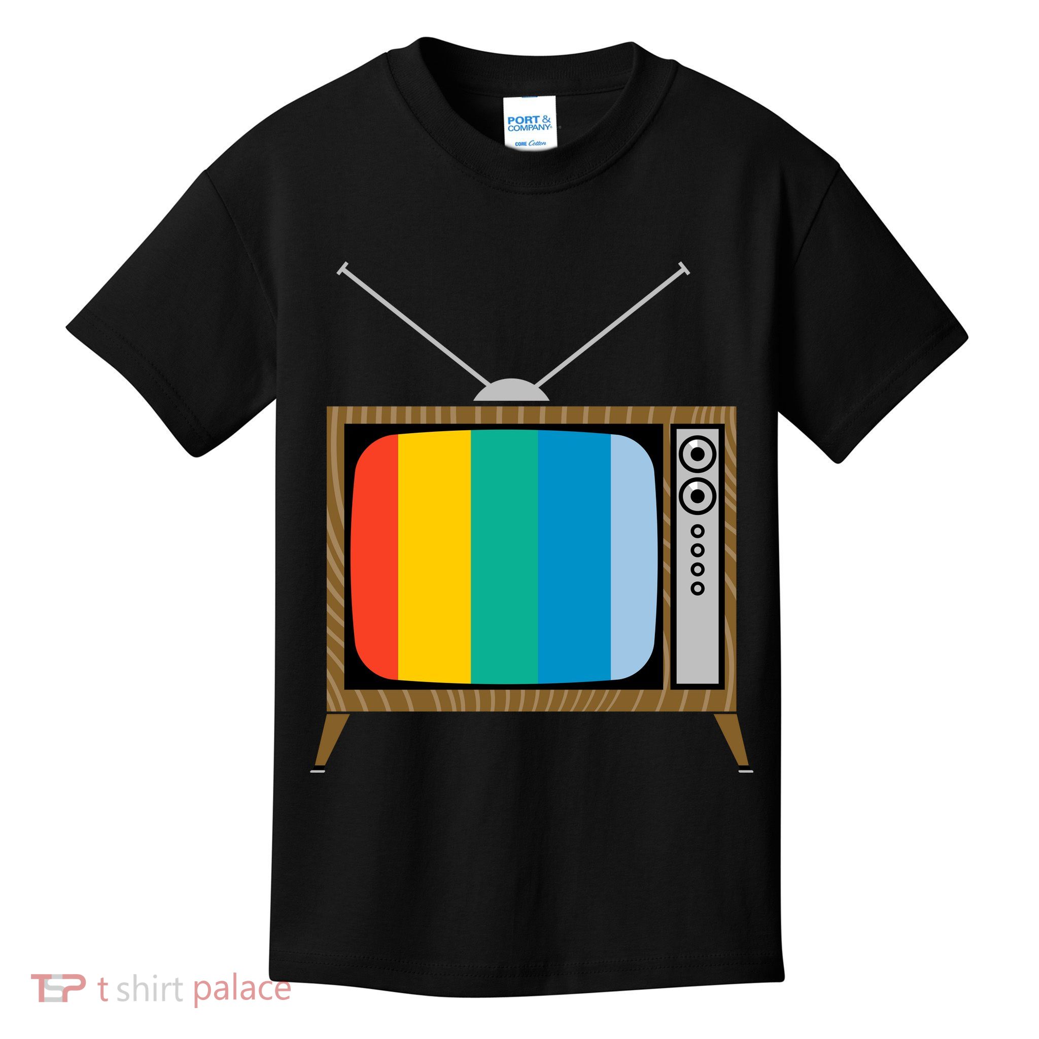 Retro T.V. Color Screen Kids T-Shirt