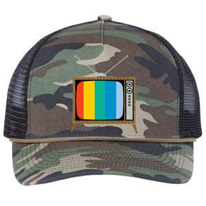 Retro T.V. Color Screen Retro Rope Trucker Hat Cap