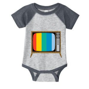 Retro T.V. Color Screen Infant Baby Jersey Bodysuit